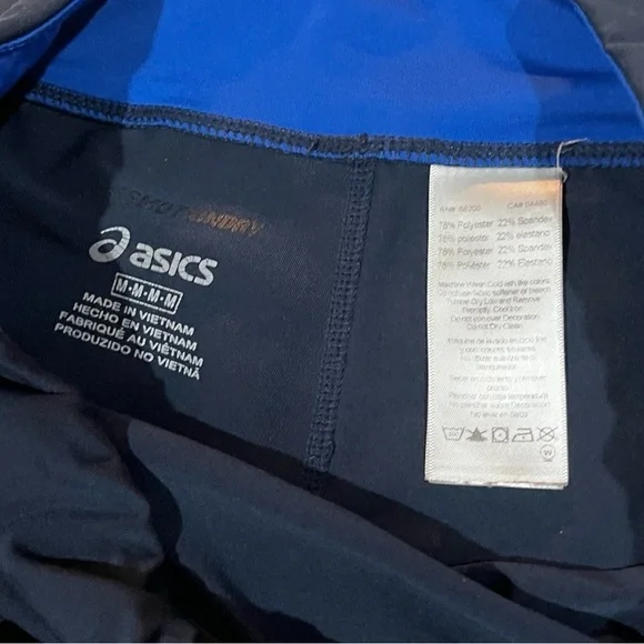 ASICS Women's Deep Blue Athletic Shorts - Picture 4 of 6
